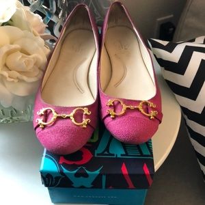 Cwonder pink ballet flat